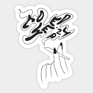 coweed 420 (light) Sticker